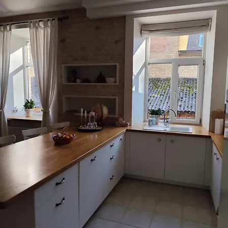 Old Town Cosy One Bedroom With Fireplace וילנה