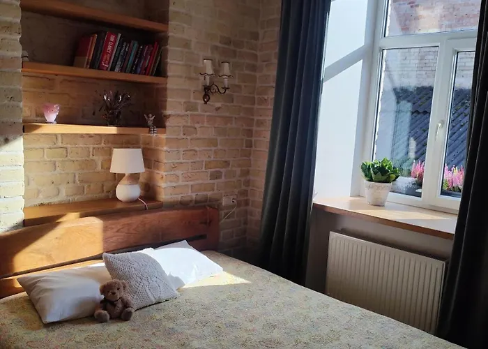 Lägenhet Old Town Cosy One Bedroom With Fireplace Vilnius