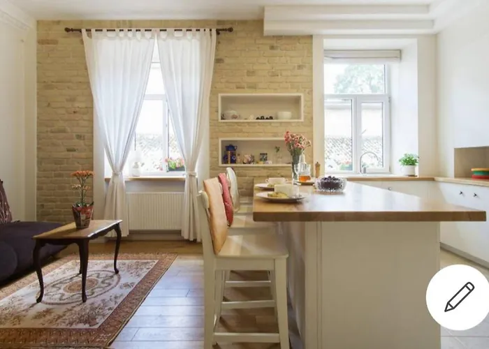 Old Town Cosy One Bedroom With Fireplace * Vilnius